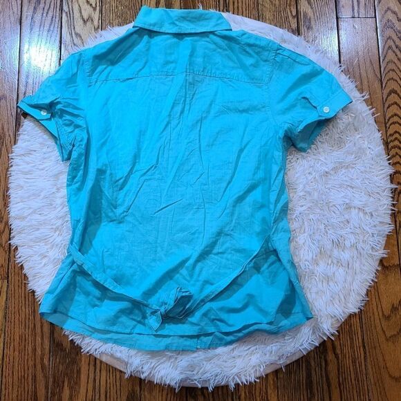 Issac Mizrahi For Target Women's Blue Blouse - Picture 3 of 3